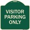 Signmission Parking Reserved Visitor Parking Heavy-Gauge Aluminum Architectural Sign, 18" x 18", G-1818-23376 A-DES-G-1818-23376 - alternate 1